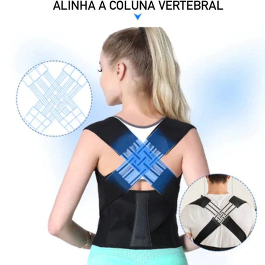 CORRECTOR DE POSTURA FLEX - 🎁 GRATIS MINI MASAJEADOR EMS - ENVÍO GRATUITO