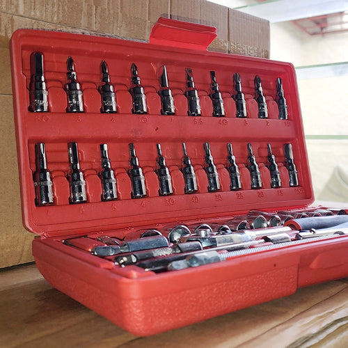 CAJA DE HERRAMIENTAS PARA AUTOS 46 PC