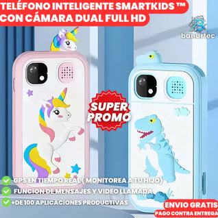 SmartKids™ Telefono Inteligente Con Cámara Dual Full HD 🎁