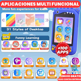 SmartKids™ Telefono Inteligente Con Cámara Dual Full HD 🎁
