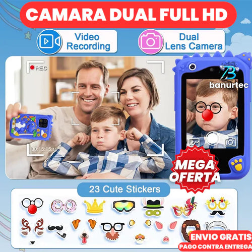 SmartKids™ Telefono Inteligente Con Cámara Dual Full HD 🎁